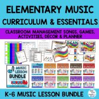 K-6 Elementary Music Curriculum Lessons & Activities: Year Long Elementary Music Lesson BUNDLE by Sing Play Create
