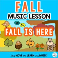 Music Lesson "Fall is Here": Orff Arrangement, Solfege, Lesson Plans