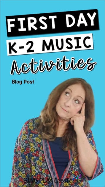 I'm sharing the ESSENTIALS you need to have a fantastic and successful first day music activities for primary grades.