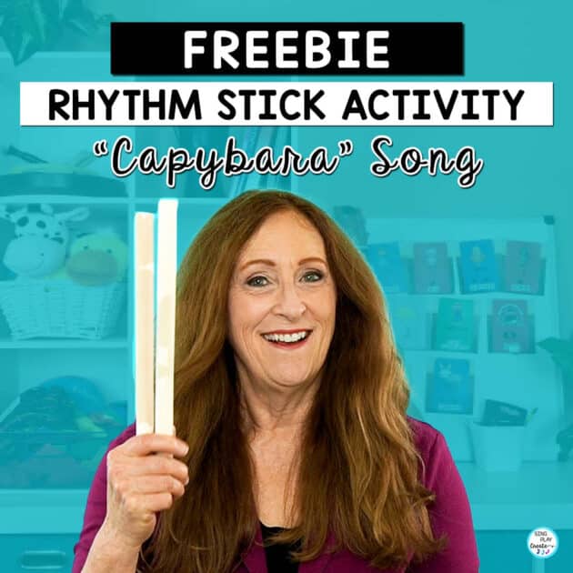 Do you like to use rhythm sticks in your elementary music classroom?  Then you'll love giving this fun rhythm stick routine a try. Elementary students can practice the Beat and learn FORM in this easy to do lesson.
Download the Freebie.
Use the activity in your classroom in just a short time.
