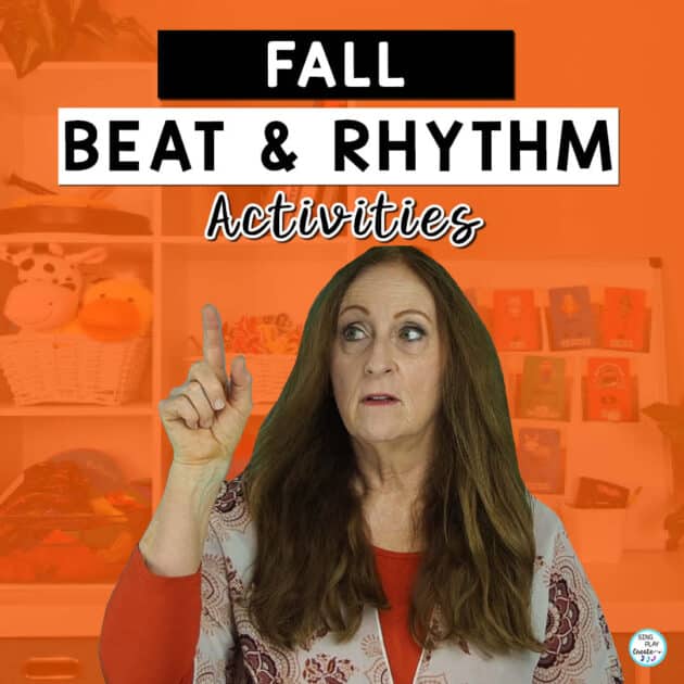 Fall Music Class Beat and Rhythm Activities K-5  for the elementary music teacher, general music, music educator.
I'm sharing some fun fall music activities in this video.  
I'm focusing on using simple beat and rhythm cards in a variety of ways.
Make your flash cards and then you can use them in a lot of different activities.
Once you teach the students how to do activities as a whole class, then in groups, during the 2nd quarter you can then move to STATION activities using the same lessons.
You can easily streamline lessons too by changing the rhythms for different grade levels.
I believe kids love to play games and so I think they will like these activities.