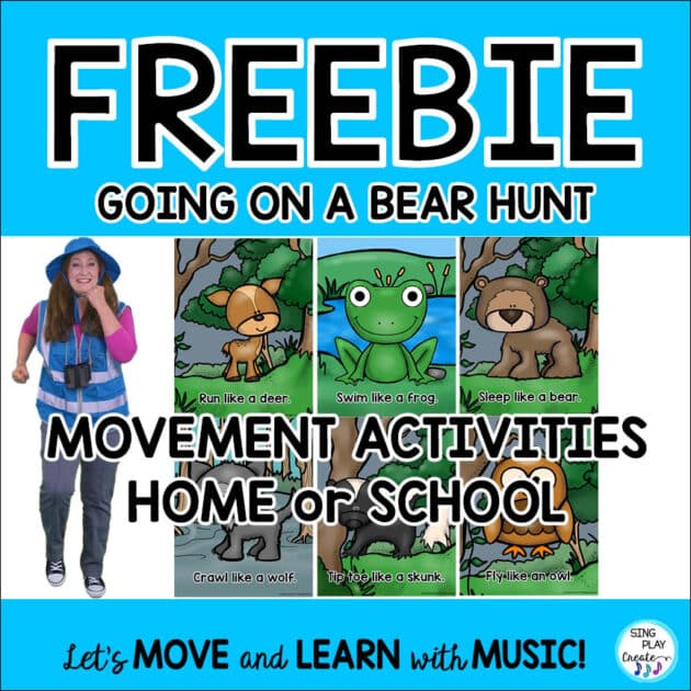 Every child seems to love "Were Going on a Bear Hunt"! And it’s even more fun to do the actions in the story.
This post will give you ideas to do at home and at school.