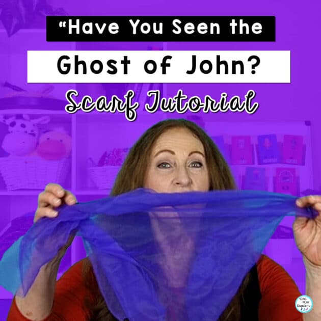 I'm sharing a Scarf Movement Tutorial for the Halloween Song "Have You Seen the Ghost of John?" 
I give step by step directions and demonstrate how to do this activity with your children and students.