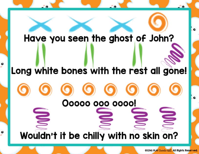 lI'm sharing a Scarf Movement Tutorial for the Halloween Song "Have You Seen the Ghost of John?" 
I give step by step directions and demonstrate how to do this activity with your children and students.

FREE SCARF MOVEMENT ACTIVITY Sing Play Create