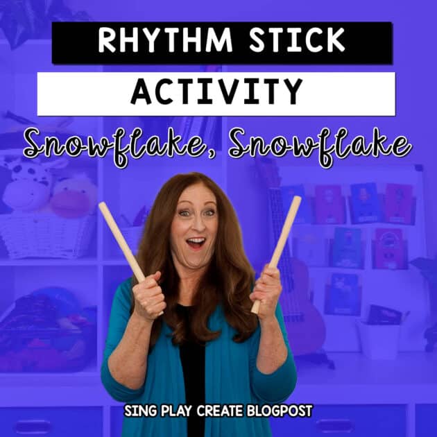 Here's an easy rhythm stick tutorial for preschool, elementary and home school music teachers.  Students can get to know their rhythm sticks with this slow paced song sung to the tune of "Twinkle".  I wrote some cute winter lyrics and then added in the rhythm stick actions. SING PLAY CREATE