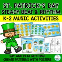 music-steady-beat-and-rhythm-charts-cards-activities-l1-st-patricks-day