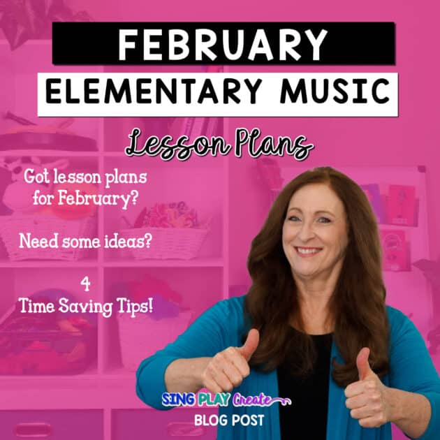 If you are looking for February elementary music lesson plans, then you'll want to read this post with 3 tips and fun ideas.