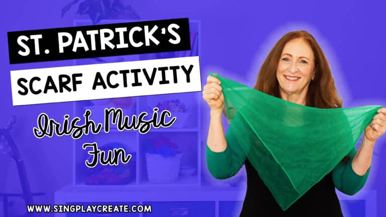 St. Patrick's Day scarf activities can help your students learn dynamics and beat as well as experience Irish music.