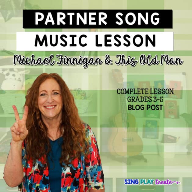 Let's have some fun with a partner song using "Michael Finnigan" and "This Old Man". Grades 3-5 will love singing these PARTNER songs and putting them together. I've included a body percussion activity too!  LEARN MORE