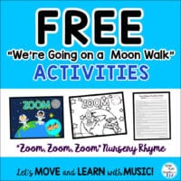 We're Going on a Moon Walk "Zoom, Zoom, Zoom" Adventure Freebie