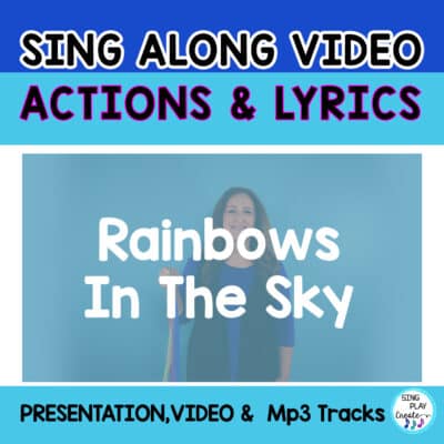 Scarf and Ribbon Streamer Movement Song Activity: "Rainbows in the Sky"