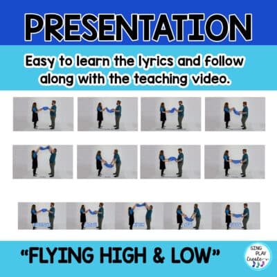 Parachute Movement Song Activity: "Flying High and Low"