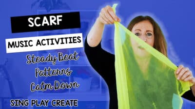 Learn how to use "Twinkle, Twinkle Little Star" as a music lesson and calm down scarf movement activity in this blog post.
