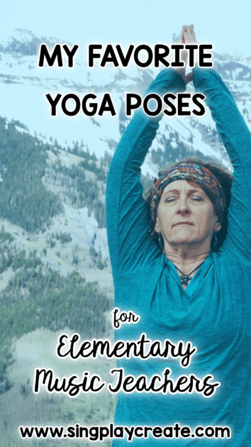 I'm sharing my favorite yoga poses I use to help myself re center.  I use these at home and at school!  They are great for managing stress.