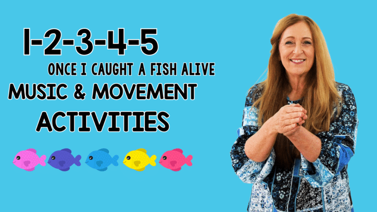 Music and movement activity for music class using "12345" song. Fun, activities with drums, rhythm sticks, movement, drama, games and more!