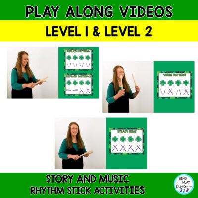 Music and Literacy Rhythm Stick Activity for "How to Catch a Leprechaun"