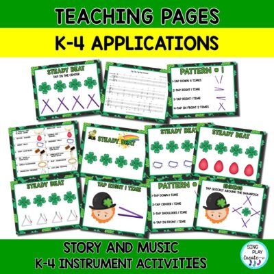 Music and Literacy Instruments Activity for "How to Catch a Leprechaun"