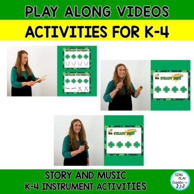 Music and Literacy Instruments Activity for "How to Catch a Leprechaun"