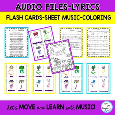 Scarf Movement Activity Song "My Little Garden": Music, Movement, Literacy - Image 3