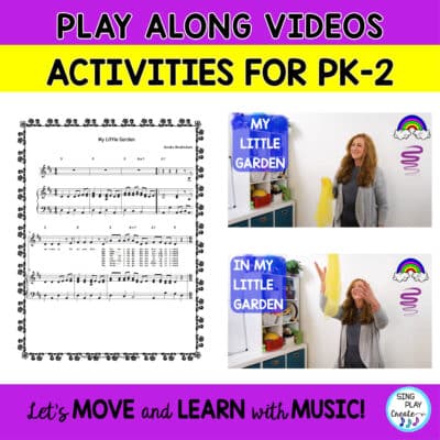 Scarf Movement Activity Song "My Little Garden": Music, Movement, Literacy - Image 2