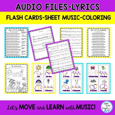 Stretchy Band Music and Movement Activity Lesson "My Little Garden" - Image 2