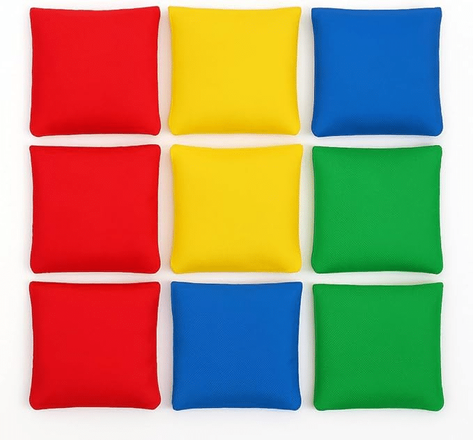 Oojami Nylon Bean Bags-Colorful 12-Pack Set – Includes 12 soft nylon bean bags in bright, assorted colors for engaging play and easy team sorting.
Standard 5" x 5" Size – Perfectly sized for tossing, catching, and stacking – great for kids and adults alike.
Durable Nylon Material – Double-stitched for extra strength and filled with plastic pellets for long-lasting use indoors or outdoors.
Safe & Soft for Kids – Lightweight design minimizes risk of injury during energetic play.
Versatile Use – Ideal for bean bag toss games, carnival booths, school PE classes, birthday parties, and therapy sessions.
Sing Play Create Link